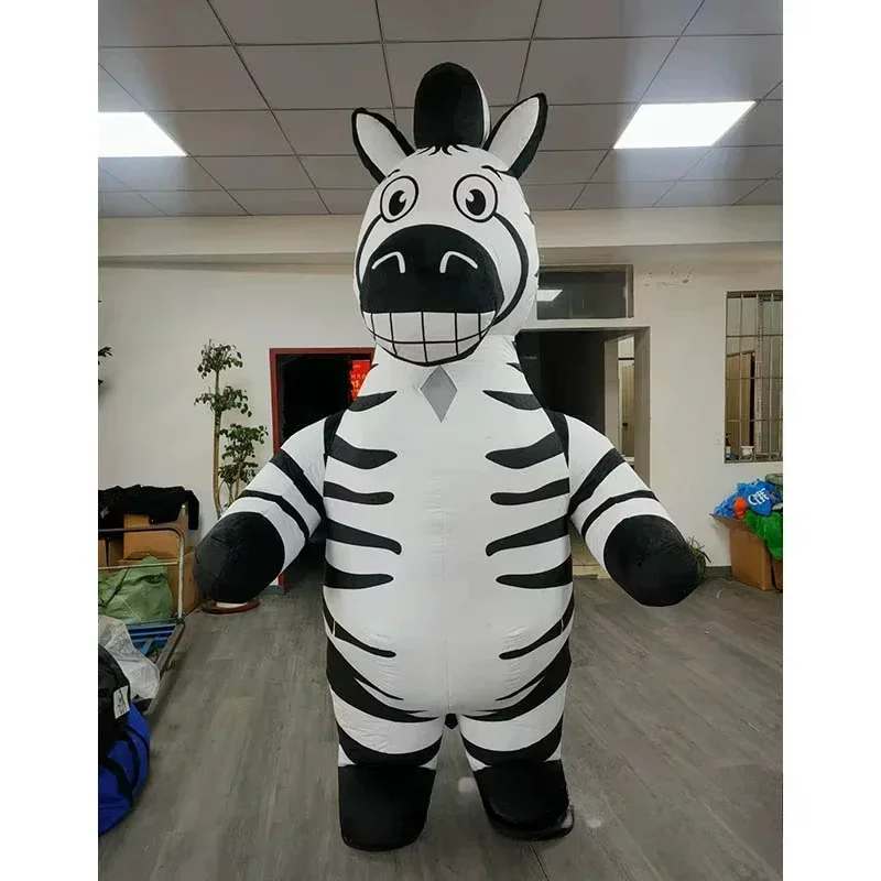Inflatable Zebra Mascot Costum - Suits 评论和价格