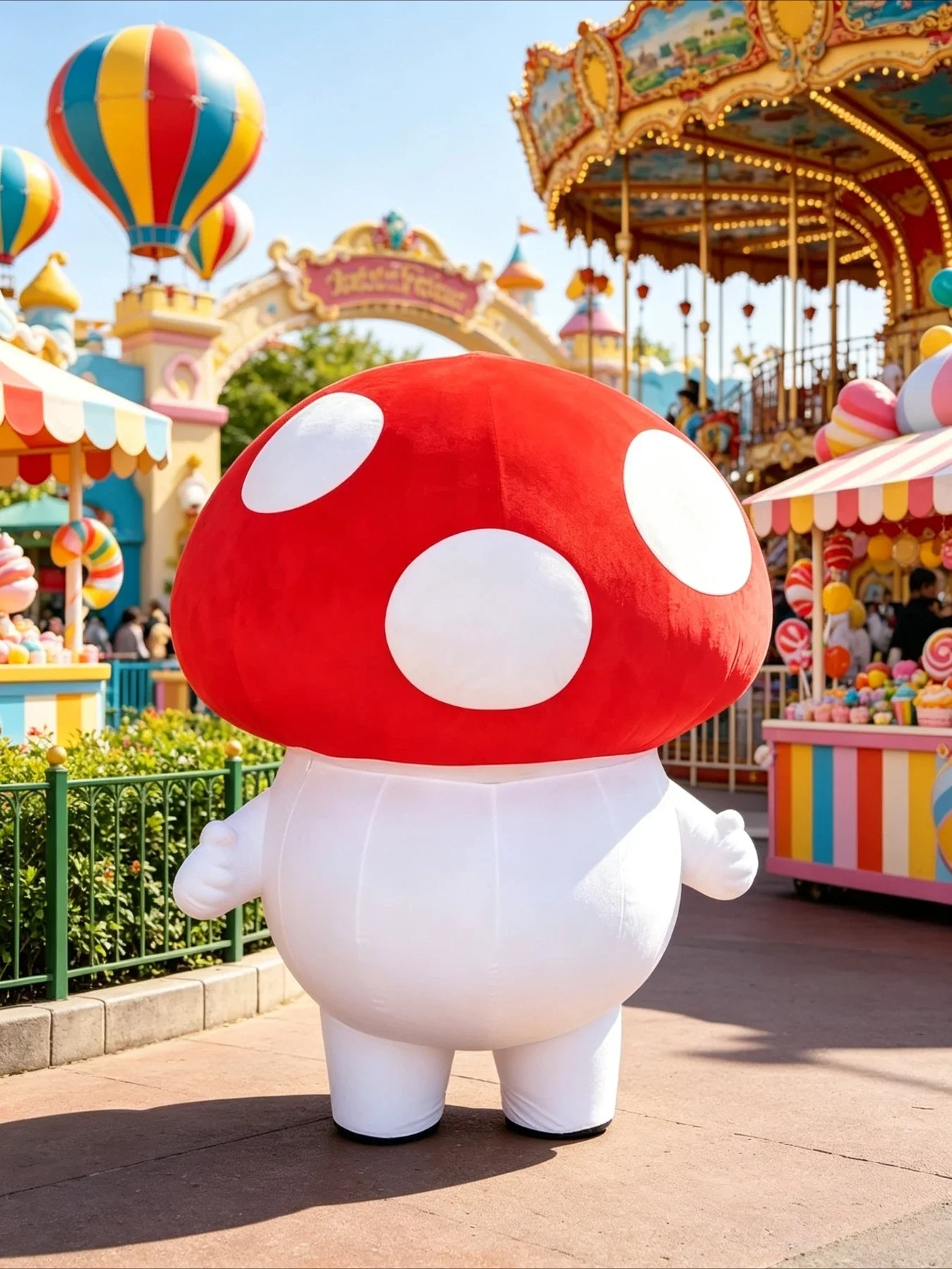 Cute Mushroom Inflatable Masco - Suits 评论和价格