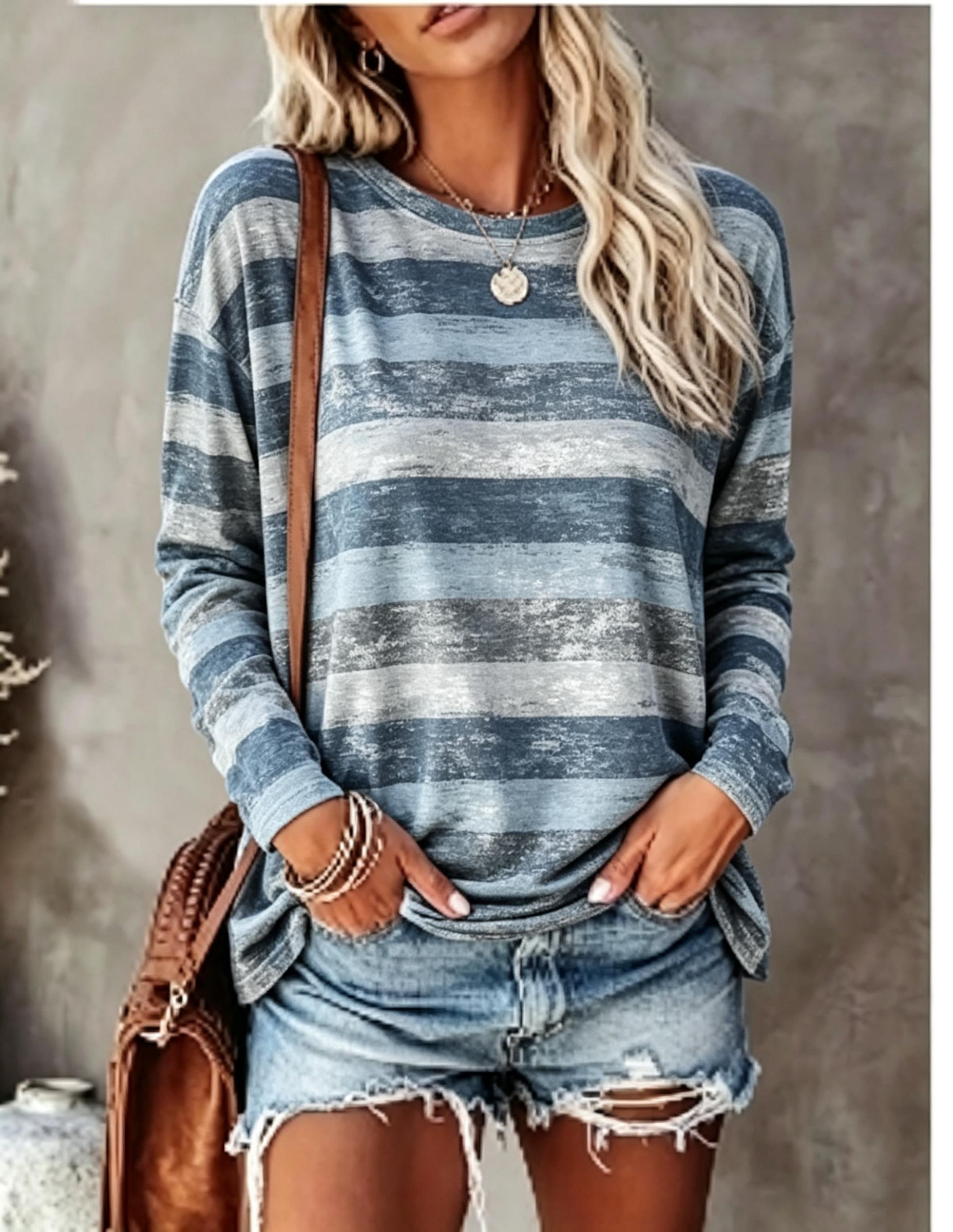 Women Long Sleeve T‑Shirt Vint - T-Shirts 评论和价格