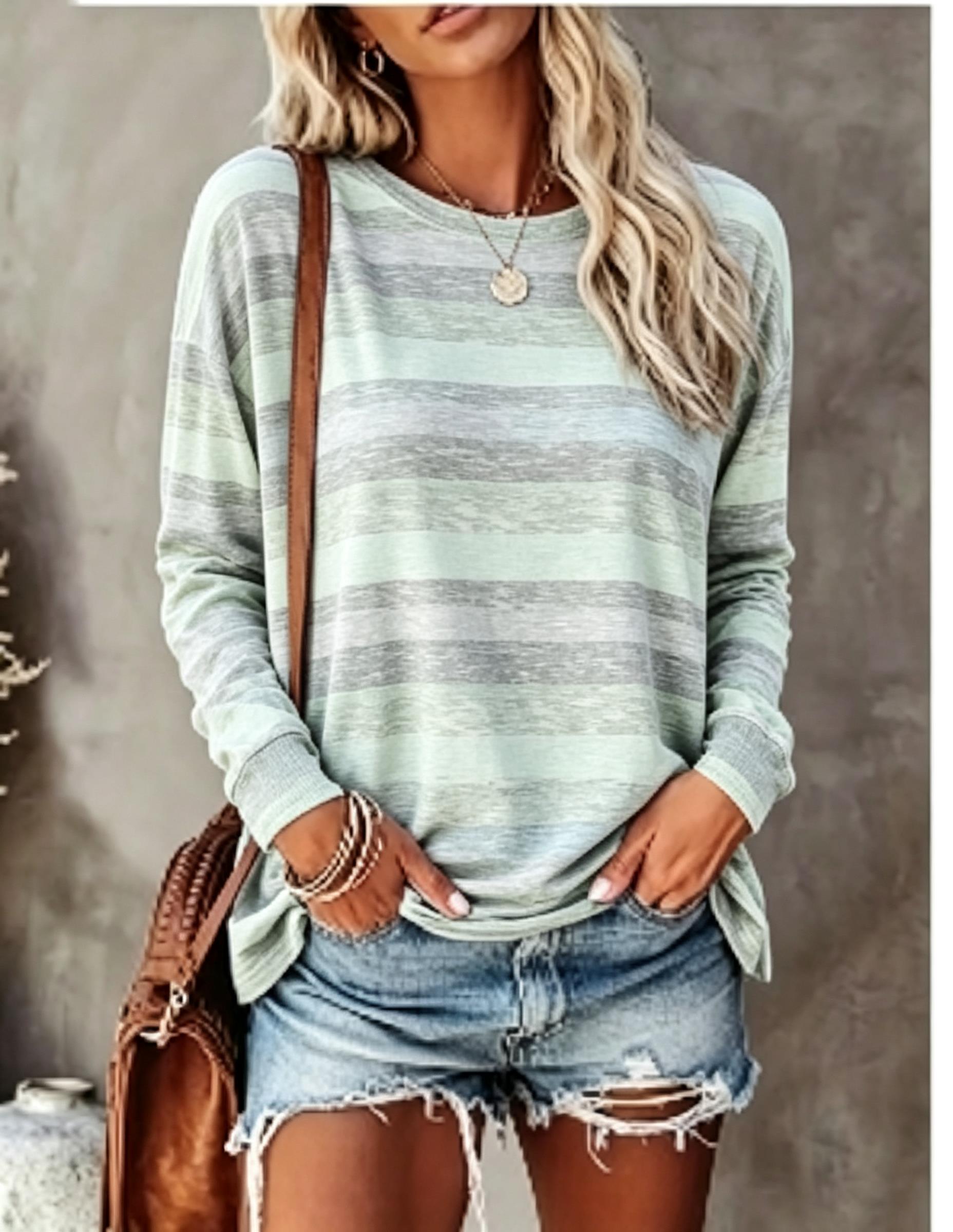 Women Long Sleeve T‑Shirt Vint - T-Shirts 评论和价格