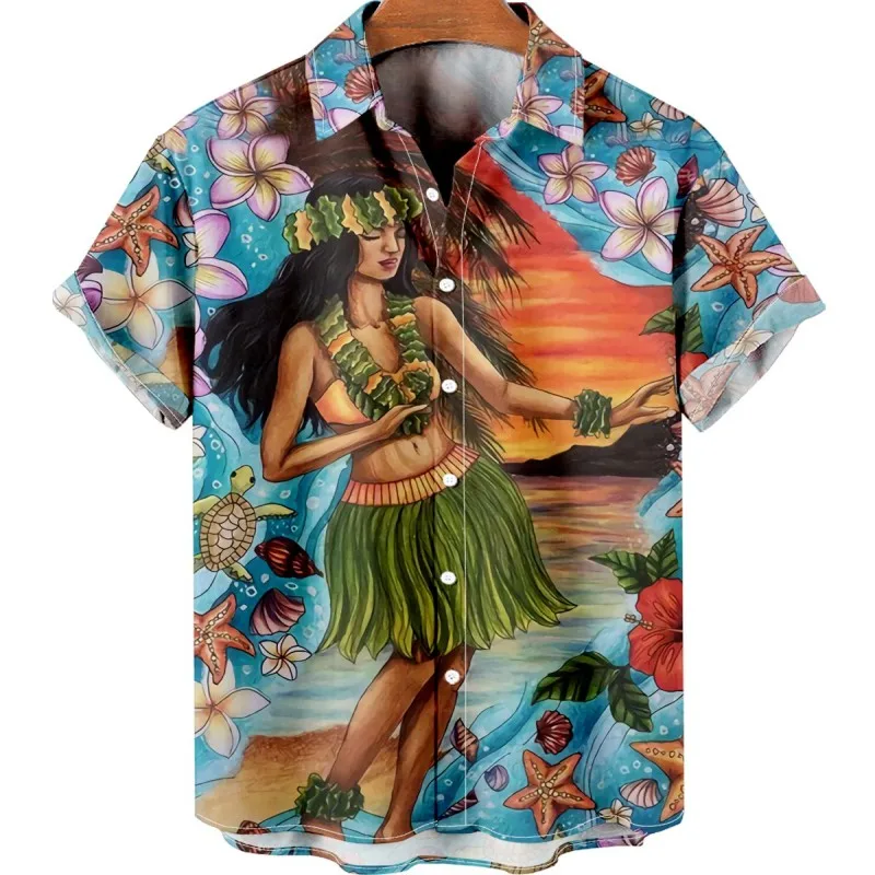 Mens Summer Hawaiian Floral Vi - Vintage Hawaiian Floral Shirt 评论和价格